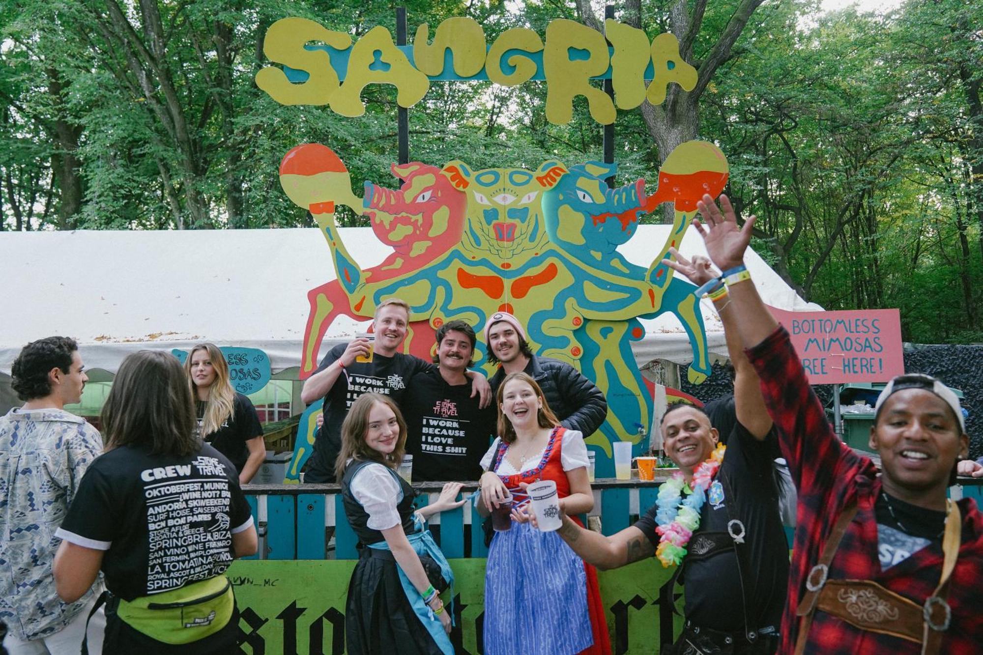 Campeggio Oktoberfest Party Camping