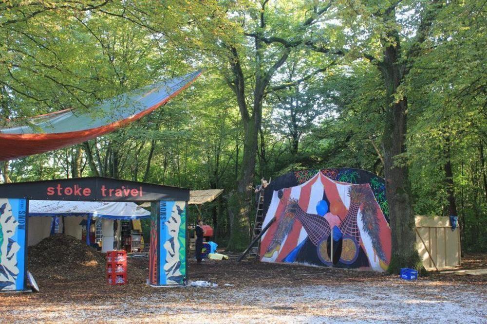 Oktoberfest Party Camping