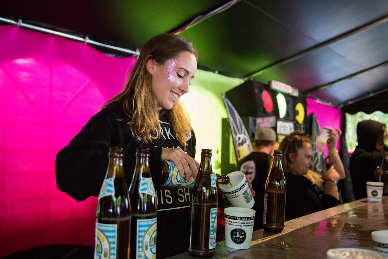 Campeggio Oktoberfest Party Camping