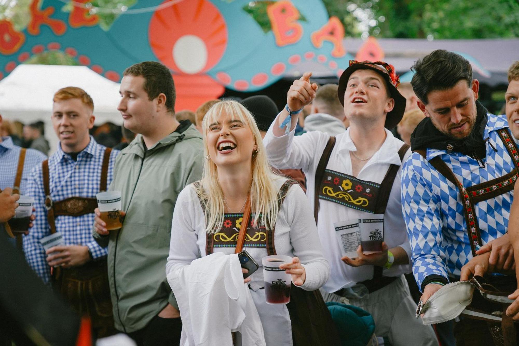 Campsite Oktoberfest Party Camping Munich