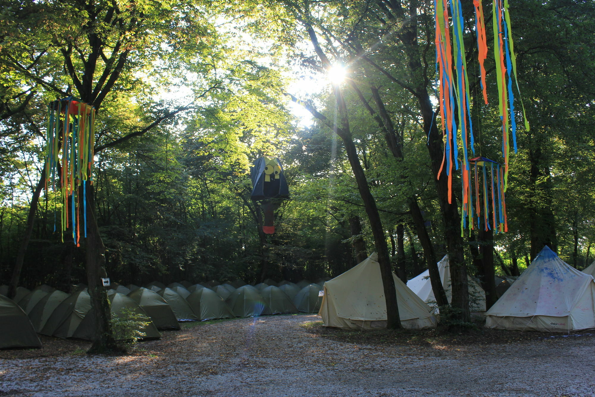 Campsite Oktoberfest Party Camping Munich